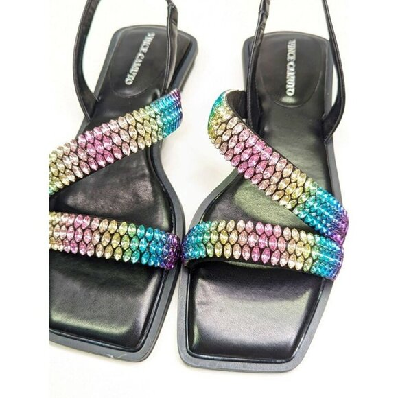 Vince Camuto Women's Prizza Crystal Embellished Sandals Size 7 (MSRP $129) - Picture 5 of 9